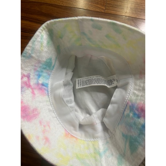 Juicy Couture Bucket Hat Tie Dye Terry Cloth Logo Crown Y2K One Size‎ - Picture 4 of 6